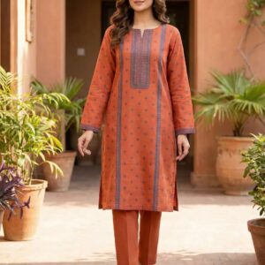Bareeze winter khaddar 2pc
