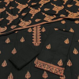 winter karandi 3piece shwall suit