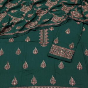 winter karandi 3piece shwall suit
