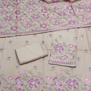 winter karandi 3piece shwall suit