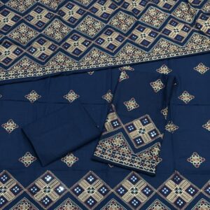 winter karandi 3piece shwall suit