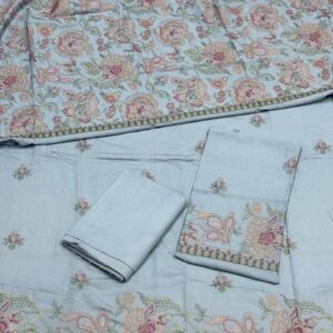 winter karandi 3piece shwall suit