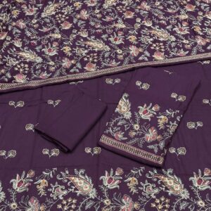winter karandi 3piece shwall suit