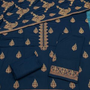 winter karandi 3piece shwall suit