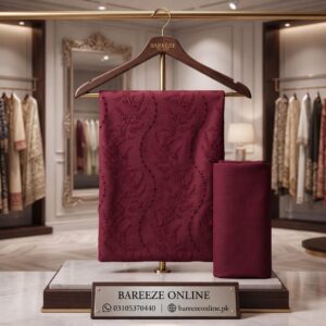 Bareeze khaddar 2piece suit