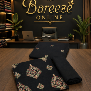 Bareeze khaddar 2piece suit
