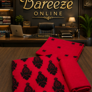 Bareeze khaddar 2piece suit